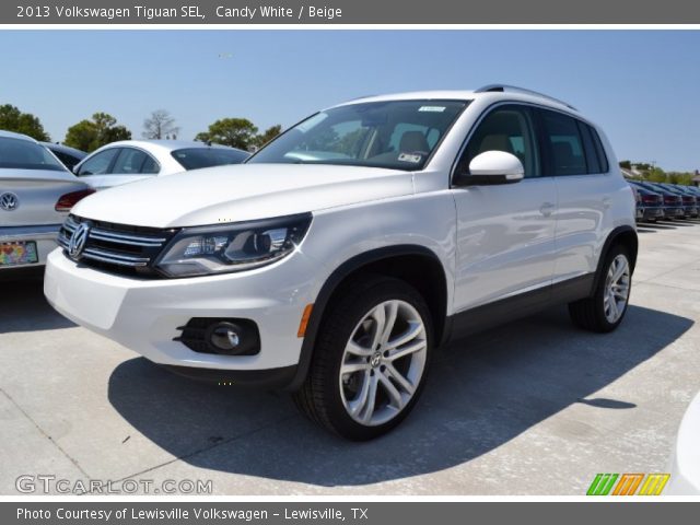 2013 Volkswagen Tiguan SEL in Candy White