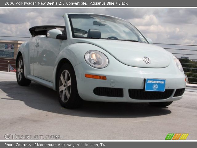 2006 Volkswagen New Beetle 2.5 Convertible in Aquarius Blue