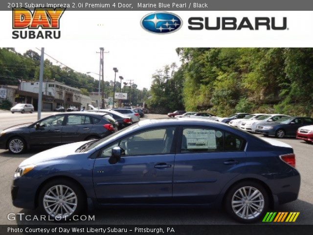 2013 Subaru Impreza 2.0i Premium 4 Door in Marine Blue Pearl