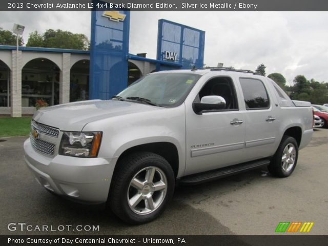 2013 Chevrolet Avalanche LS 4x4 Black Diamond Edition in Silver Ice Metallic