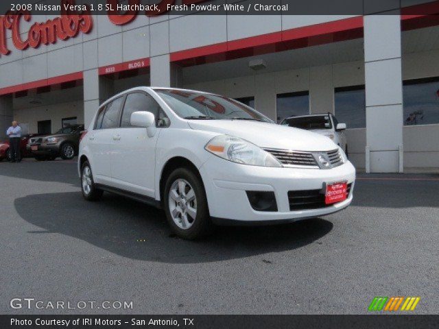 2008 Nissan Versa 1.8 SL Hatchback in Fresh Powder White