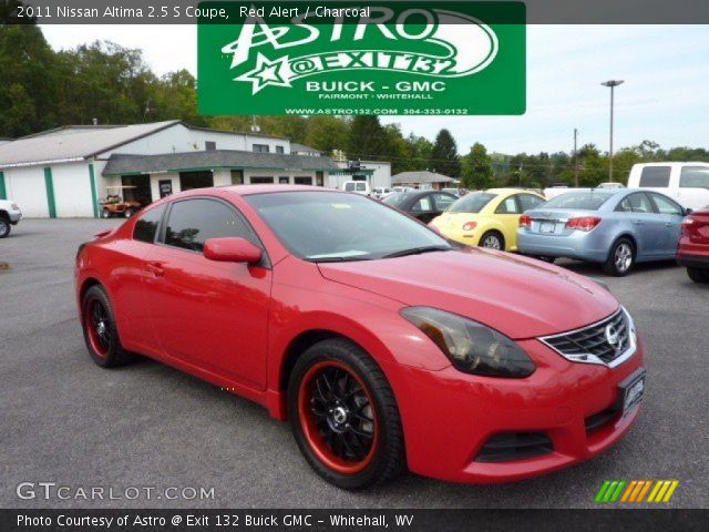 2011 Nissan Altima 2.5 S Coupe in Red Alert