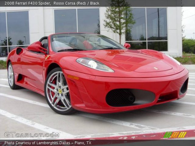 2008 Ferrari F430 Spider in Rosso Corsa (Red)