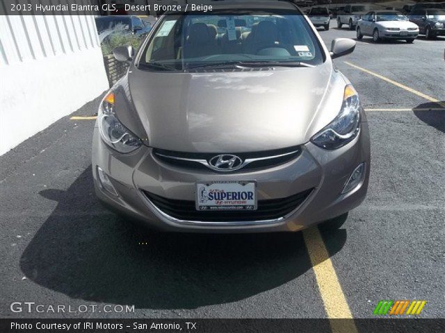 2013 Hyundai Elantra GLS in Desert Bronze