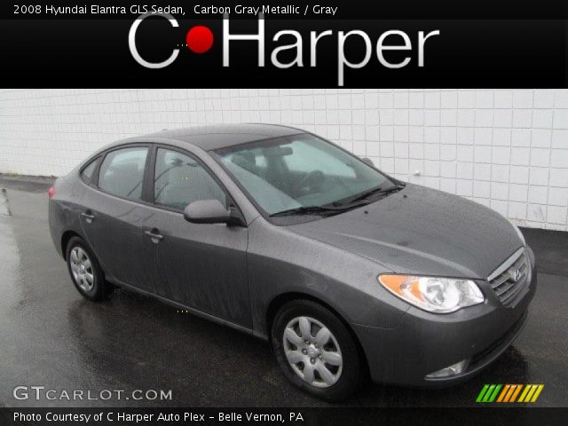 2008 Hyundai Elantra GLS Sedan in Carbon Gray Metallic