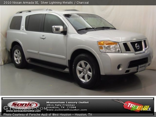2010 Nissan Armada SE in Silver Lightning Metallic
