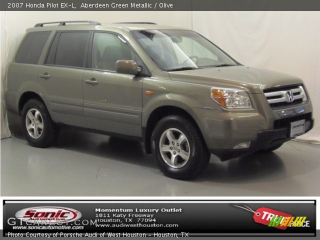 2007 Honda Pilot EX-L in Aberdeen Green Metallic
