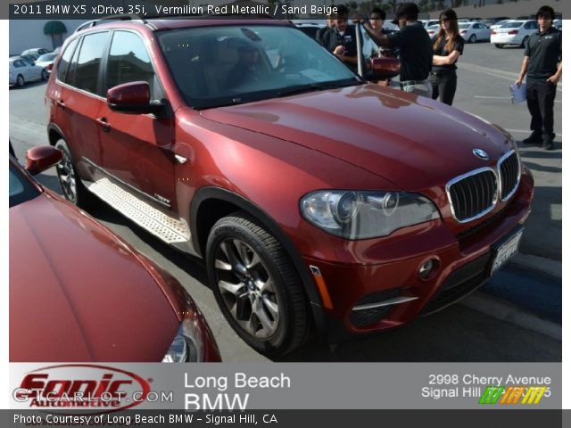 2011 BMW X5 xDrive 35i in Vermilion Red Metallic
