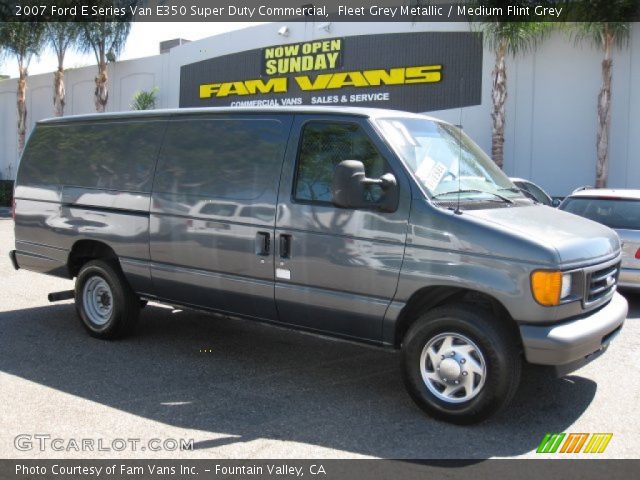2007 Ford E Series Van E350 Super Duty Commercial in Fleet Grey Metallic