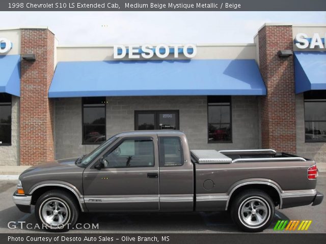 1998 Chevrolet S10 LS Extended Cab in Medium Beige Mystique Metallic