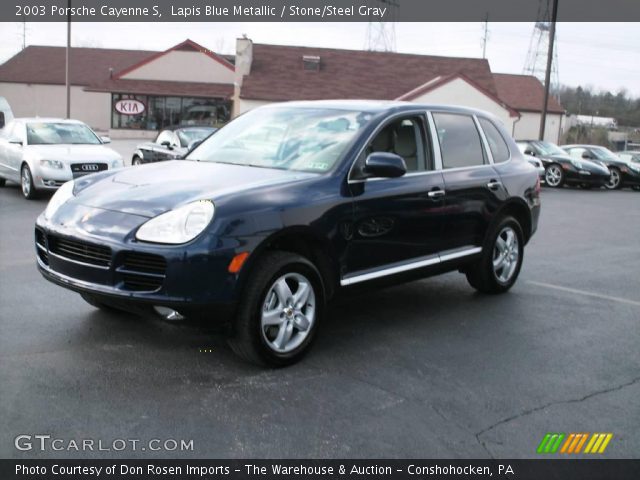 2003 Porsche Cayenne S in Lapis Blue Metallic