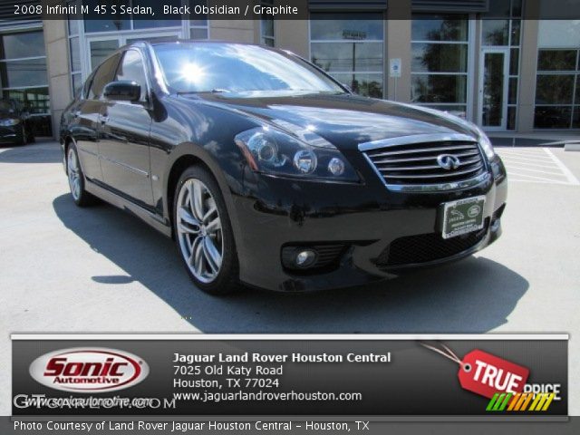 2008 Infiniti M 45 S Sedan in Black Obsidian