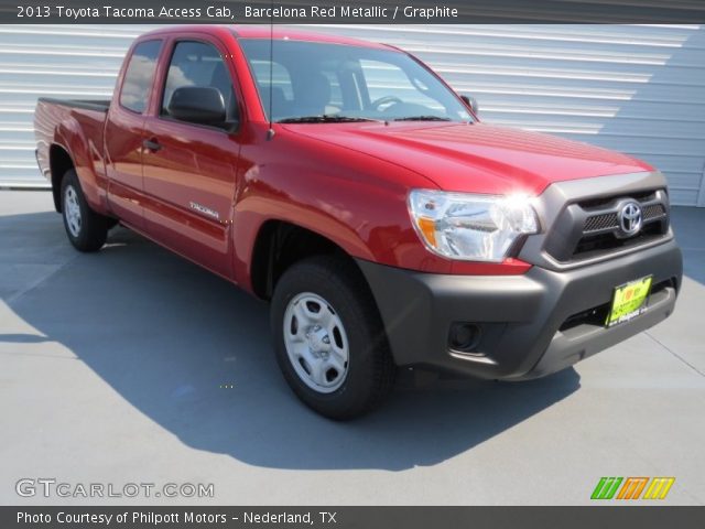 2013 Toyota Tacoma Access Cab in Barcelona Red Metallic