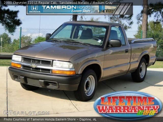2003 Chevrolet S10 LS Regular Cab in Sandalwood Metallic