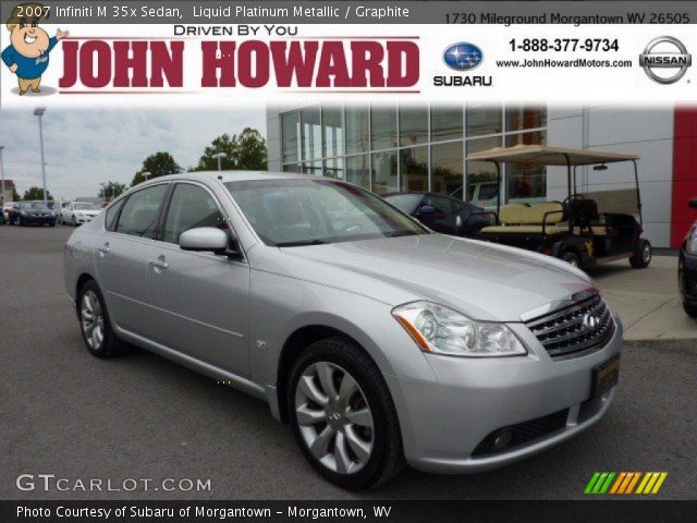 2007 Infiniti M 35x Sedan in Liquid Platinum Metallic