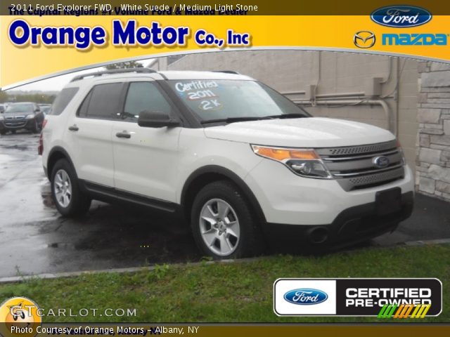 2011 Ford Explorer FWD in White Suede