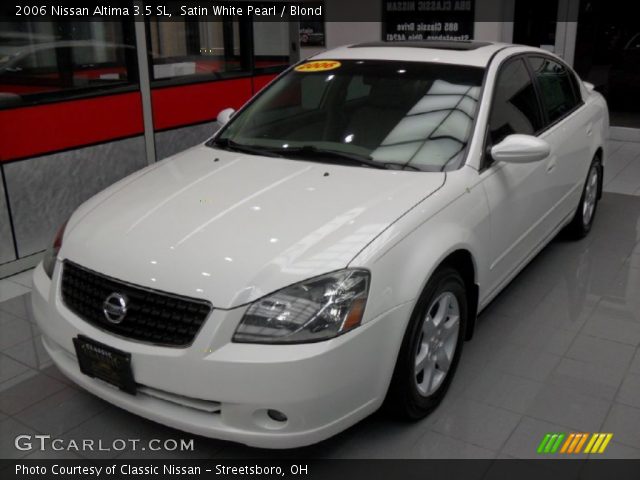 2006 Nissan Altima 3.5 SL in Satin White Pearl