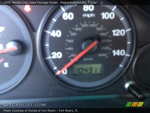 2005 Honda Civic Value Package Sedan in Magnesium Metallic