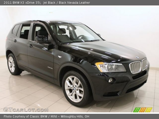 2011 BMW X3 xDrive 35i in Jet Black