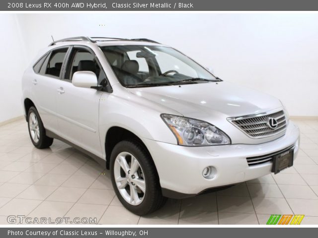 2008 Lexus RX 400h AWD Hybrid in Classic Silver Metallic