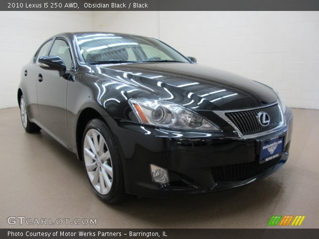 2010 Lexus IS 250 AWD in Obsidian Black