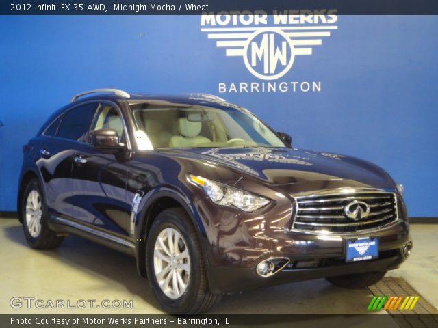 2012 Infiniti FX 35 AWD in Midnight Mocha