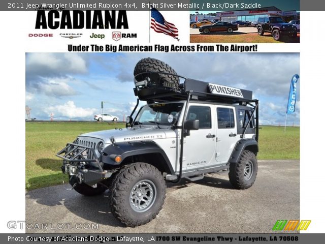2011 Jeep Wrangler Unlimited Rubicon 4x4 in Bright Silver Metallic