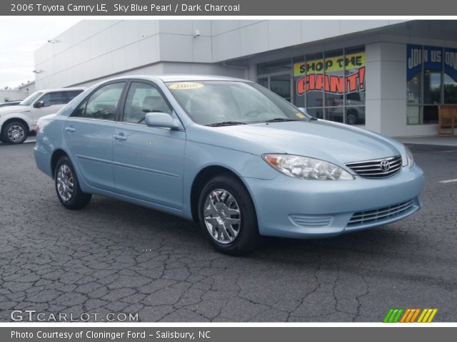 2006 Toyota Camry LE in Sky Blue Pearl