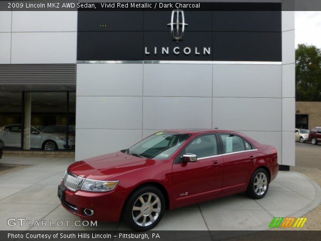2009 Lincoln MKZ AWD Sedan in Vivid Red Metallic