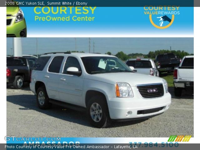 2008 GMC Yukon SLE in Summit White