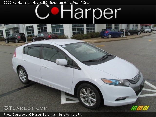 2010 Honda Insight Hybrid EX in Spectrum White Pearl