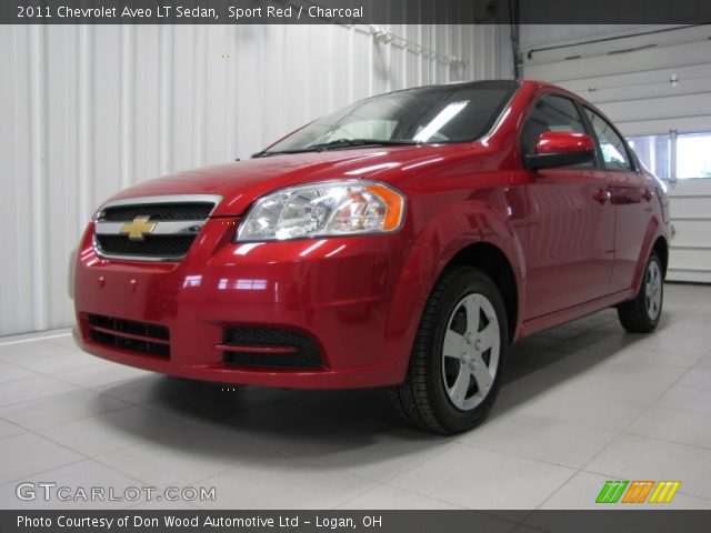 2011 Chevrolet Aveo LT Sedan in Sport Red