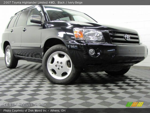 2007 Toyota Highlander Limited 4WD in Black