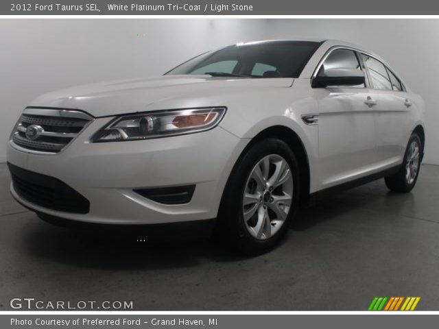2012 Ford Taurus SEL in White Platinum Tri-Coat