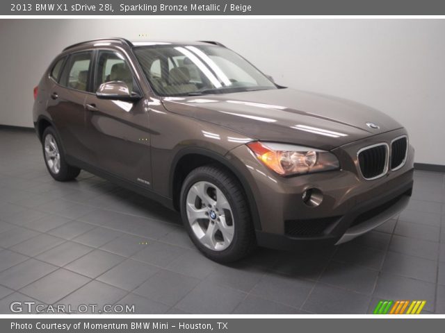 2013 BMW X1 sDrive 28i in Sparkling Bronze Metallic