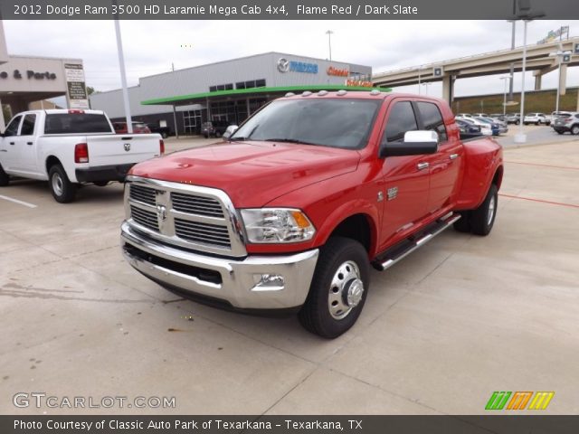 2012 Dodge Ram 3500 HD Laramie Mega Cab 4x4 in Flame Red