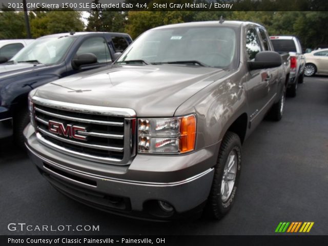 2012 GMC Sierra 1500 SLE Extended Cab 4x4 in Steel Gray Metallic