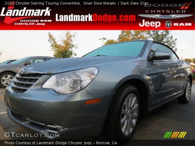 2010 Chrysler Sebring Touring Convertible in Silver Steel Metallic