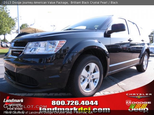 2013 Dodge Journey American Value Package in Brilliant Black Crystal Pearl