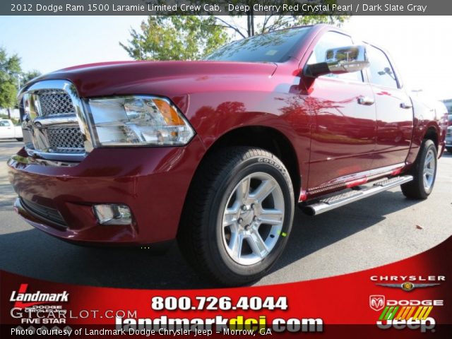 2012 Dodge Ram 1500 Laramie Limited Crew Cab in Deep Cherry Red Crystal Pearl