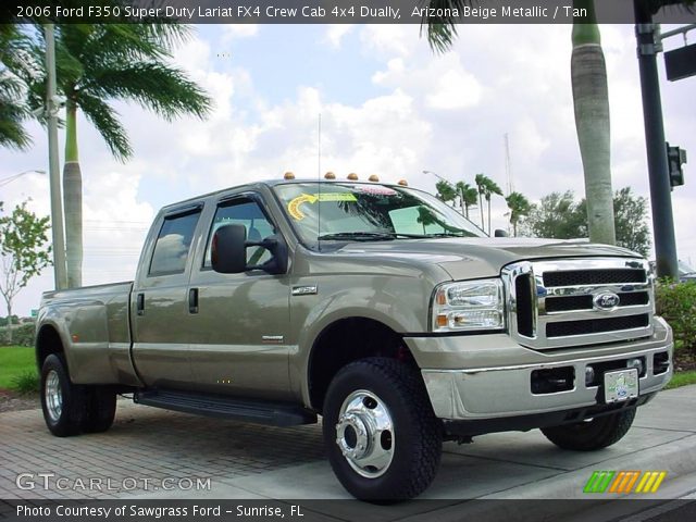 2006 Ford F350 Super Duty Lariat FX4 Crew Cab 4x4 Dually in Arizona Beige Metallic