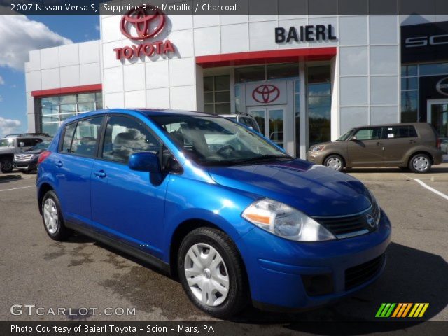 2007 Nissan Versa S in Sapphire Blue Metallic