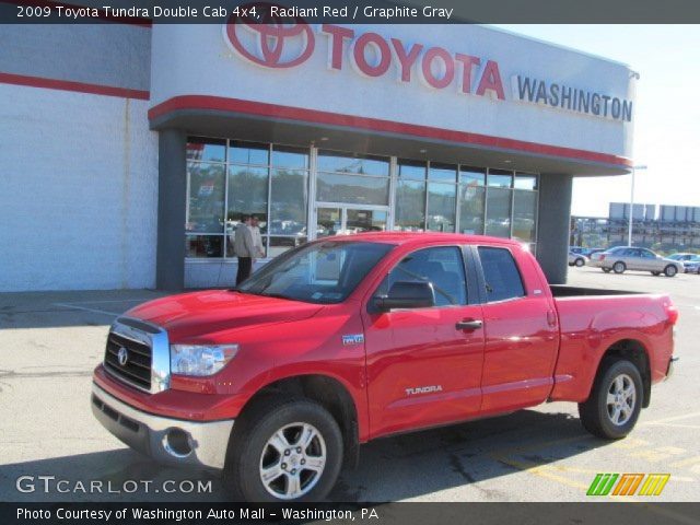 2009 Toyota Tundra Double Cab 4x4 in Radiant Red
