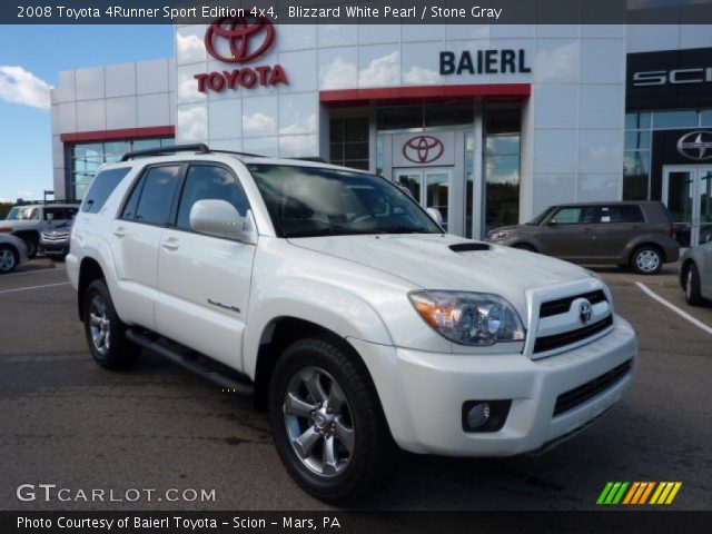 2008 Toyota 4Runner Sport Edition 4x4 in Blizzard White Pearl
