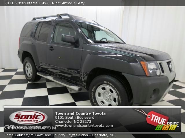 2011 Nissan Xterra X 4x4 in Night Armor