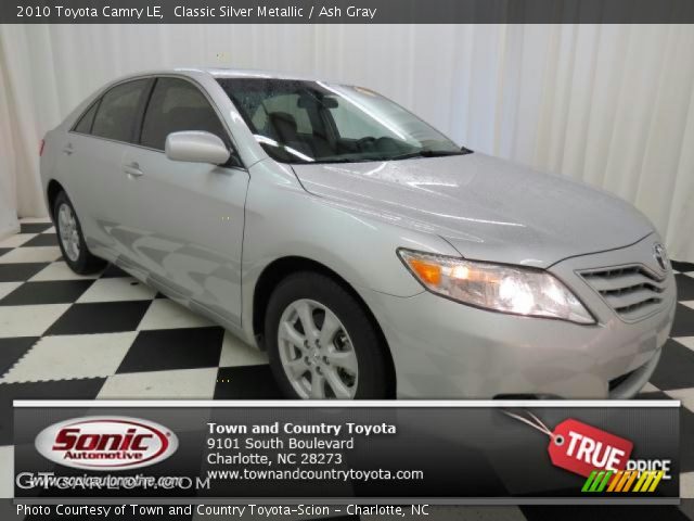 2010 Toyota Camry LE in Classic Silver Metallic