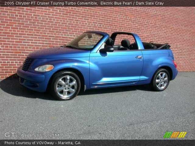 2005 Chrysler PT Cruiser Touring Turbo Convertible in Electric Blue Pearl