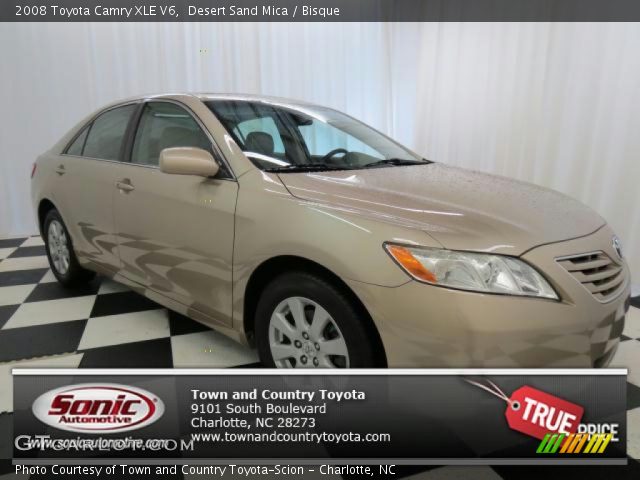 2008 Toyota Camry XLE V6 in Desert Sand Mica