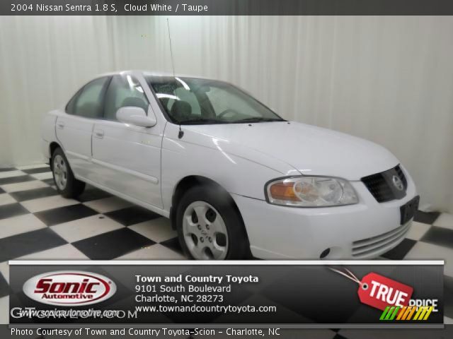 2004 Nissan Sentra 1.8 S in Cloud White