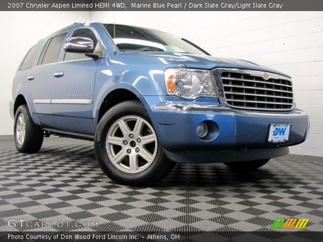 2007 Chrysler Aspen Limited HEMI 4WD in Marine Blue Pearl